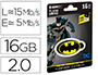 MEMORIA USB EMTEC FLASH 16 GB USB 2.0 COLLECTOR BATMAN