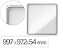 VITRINA DE ANUNCIOS NOBO PREMIUM PLUS MAGNETICA CON PUERTA CORREDERA 12 X DIN A4 997X972X54 MM