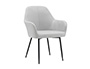 SILLA Q-CONNECT CONFIDENTE SIEMIONE BASE METALICA ALT MAX 820 ANC 570 PROF 580 COLOR GRIS CLARO