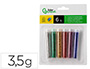 PURPURINA LIDERPAPEL BIODEGRADABLE FANTASIA BOTE DE 3,5 GR COLORES METALICOS SURTIDOS BLISTER DE 6