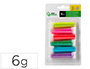 PURPURINA LIDERPAPEL BIODEGRADABLE FANTASIA BOTE DE 6 GR COLORES METALICOS PASTELES SURT BLISTER DE 6 UND