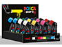 ROTULADOR UNI POSCA MOP R PCM-22 MARCADOR DE PINTURA REDONDA 3-19 MM EXPOSITOR DE 16 UNIDADES COLORES SURTIDOS