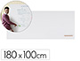 PIZARRA BLANCA BI-OFFICE LOOP MAGNETICA ACERO LACADO SIN MARCO 180X100 CM