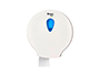 DISPENSADOR PAPEL HIGIENICO INDUSTRIAL BUNZL BUGA FABRICADO EN ABS COLOR BLANCO