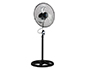 VENTILADOR DE PIE AVANT 3 VELOCIDADES CABEZAL RECLINABLE OSCILANTE 120 DIAMETRO 450 MM COLOR NEGRO