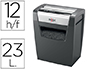 DESTRUCTORA DE DOCUMENTOS REXEL MOMENTUM X312 CAPACIDAD DE CORTE 12 HOJAS DESTRUYE GRAPAS Y CLIPS PAPELERA 23 L
