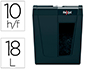 DESTRUCTORA DE DOCUMENTOS REXEL SECURE X10 EU CAPACIDAD 10 HOJAS GRAPAS CLIPS TARJETAS Y CD 18 L