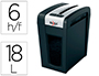 2ESTRUCTORA DE DOCUMENTOS REXEL SECURE MC6-SL EU CAPACIDAD 6 HOJAS GRAPAS CLIPS TARJETAS Y CD 18 L