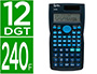 CALCULADORA LIDERPAPEL CIENTIFICA XF32 12 DIGITOS 240 FUNCIONES CON TAPA SOLAR Y PILAS COLOR AZUL 156X85X20