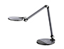 LAMPARA DE ESCRITORIO Q-CONNECT LED 9W 600 LM TACTIL 3 NIVELES COLOR CABEZA BRAZO ORIENTABLE INALAMBRICA NEGRO