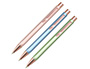 BOLIGRAFO BELIUS BRELA CUERPO HEXAGONAL CON CLIP COLORES PASTELES CAJA DE REGALO CON 3 BOLIGRAFOS