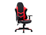 SILLA Q-CONNECT GAMING ORVIETO SIMIL PIEL BASE NYLON ALT MAX 1200 ANC 650 PROF 650 MM RUEDAS PREMIUM NEGRO ROJO