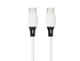 CABLE USB-C A USB-C Q-CONNECT PVC LONGITUD 2M BLANCO