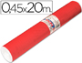 ROLLO ADHESIVO AIRONFIX UNICOLOR ROJO MATE CLARO 67151 ROLLO DE 20 MT