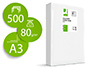 PAPEL COLOR Q-CONNECT DIN A3 80GR NARANJA NEON PAQUETE DE 500 HOJAS