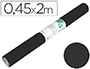 ROLLO ADHESIVO LIDERPAPEL UNICOLOR NEGRO MATE ROLLO DE 0,45 X 2 MT